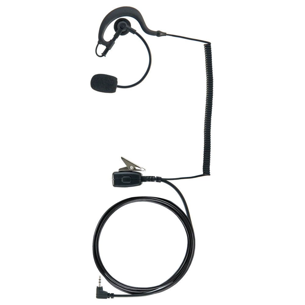 Clip-On Ear Headset Mic For Cobra CXT 1035R FLT & Similar Two-Way Radios