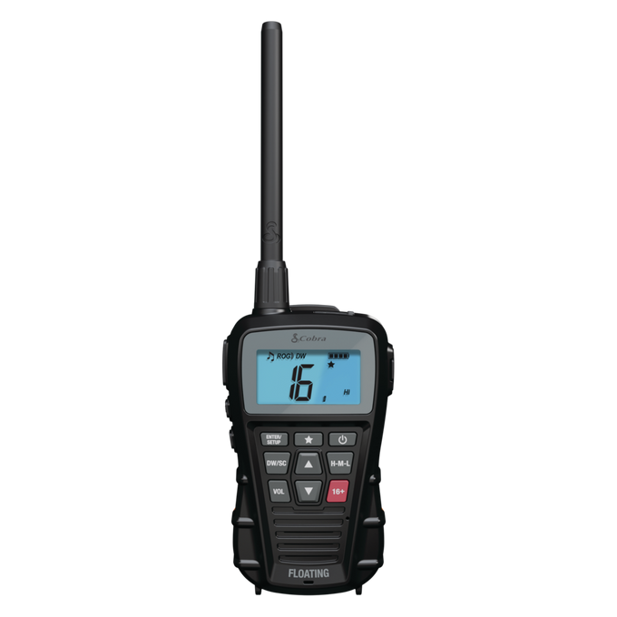 Blue Bound handheld radio with digital display 
