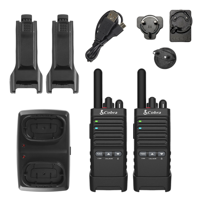 items included in Cobra PX650 box.