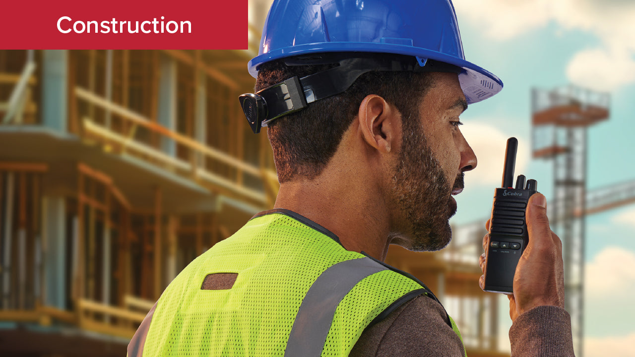 Cobra PX650 Walkie Talkies for Construction