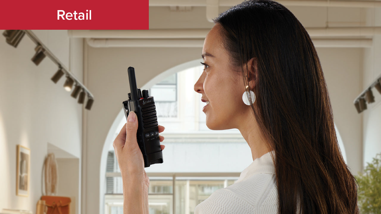Cobra PX650 Walkie Talkies for Retail