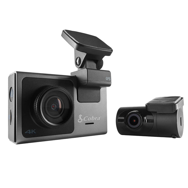 Cobra SC 200D Dual-View Smart Dash Cam with Rear-View Accessory Camera  Black SC 200D - Best Buy